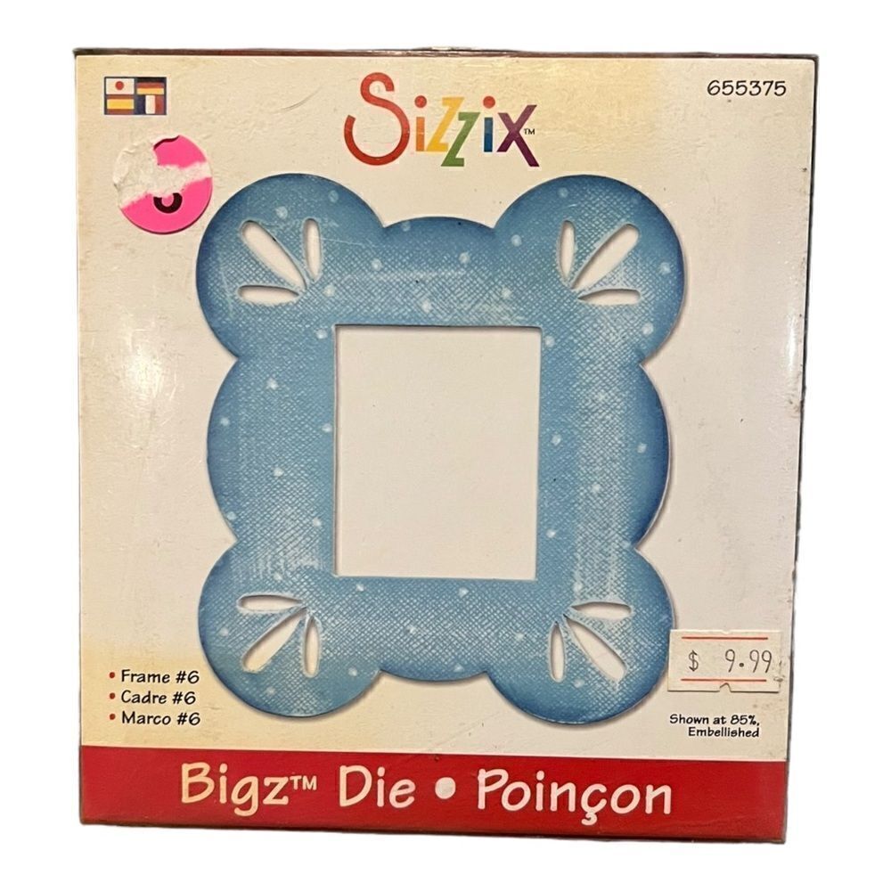 Sizzix Bigz Die - Frame #6 Model #655375 by Debi Adams New